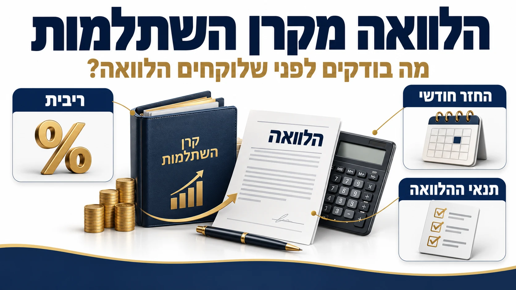 בדיקת ריבית, החזר חודשי ותנאי הלוואה מקרן השתלמות